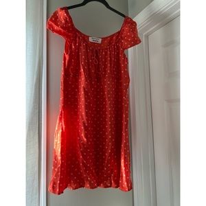 Reformation Flower Printed Mini Dress